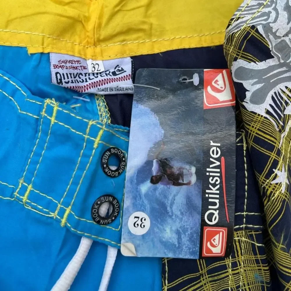 Quiksilver blue yellow